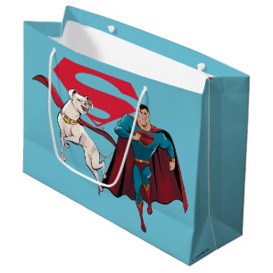 Krypto & Superman Large Gift Bag