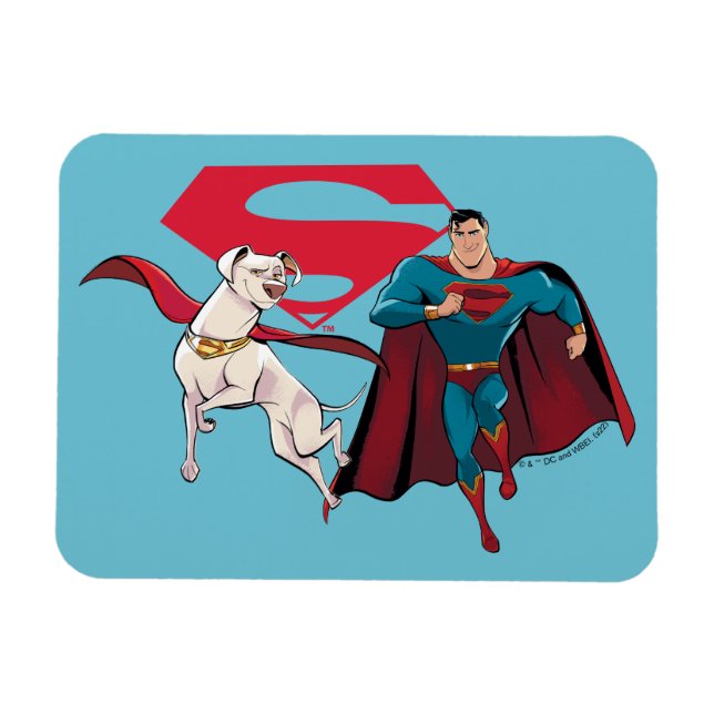 Krypto & Superman Magnet (Horizontal)