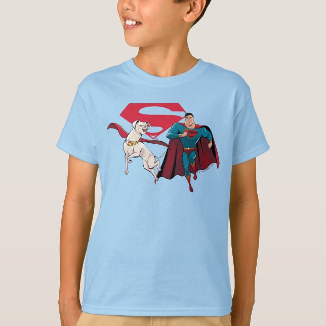 Krypto & Superman T-Shirt (Front)