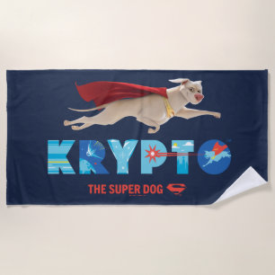 Krypto The Super-Dog Beach Towel