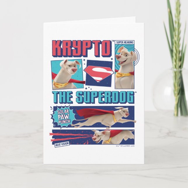 Krypto The Super-Dog Comic Panels Card (Front)