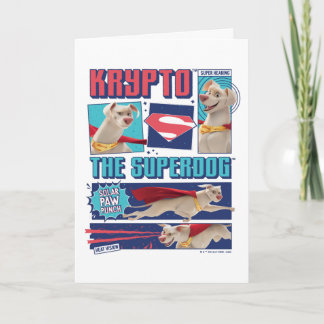 Krypto The Super-Dog Comic Panels Card