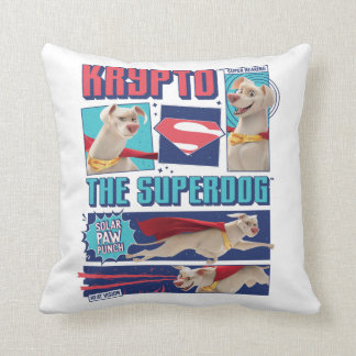 Krypto The Super-Dog Comic Panels Cushion