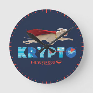 Krypto The Super-Dog Round Clock