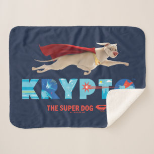 Krypto The Super-Dog Sherpa Blanket