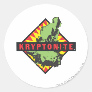 Kryptonite Classic Round Sticker