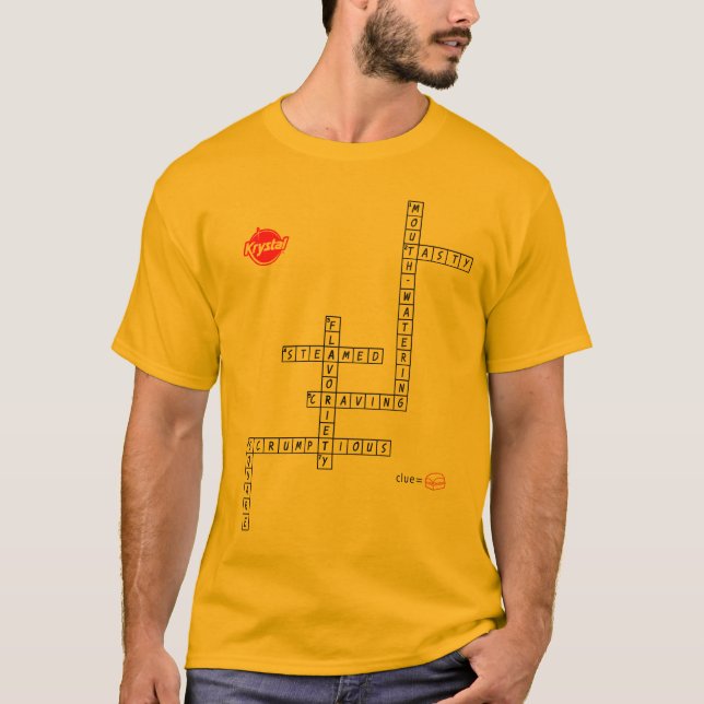 Krystal Crossword T-Shirt (Front)