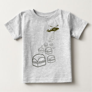 Krystal Helicopter Baby T-Shirt