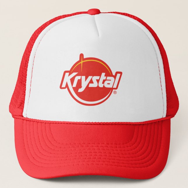 Krystal Logo Trucker Hat (Front)
