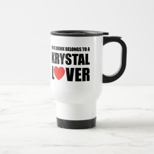 Krystal Lover Travel Mug