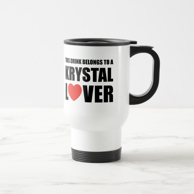 Krystal Lover Travel Mug (Right)