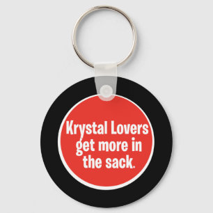 Krystal Lovers -  In the Sack Key Ring