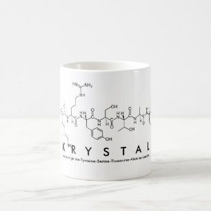 Krystal peptide name mug