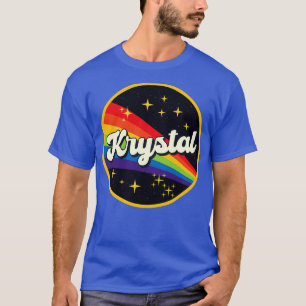 Krystal Rainbow In Space Vintage Style T-Shirt