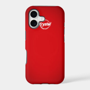 Krystal Red iPhone Case