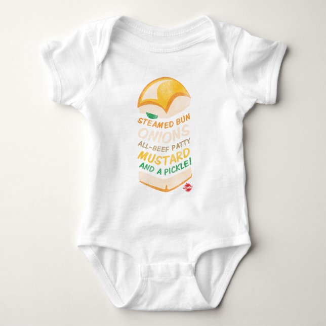 Krystal Stacked Baby Bodysuit (Front)