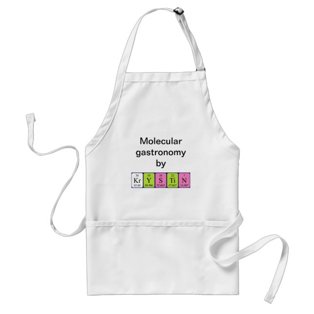 Krystin periodic table name apron (Front)