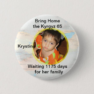 Krystina 6 Cm Round Badge