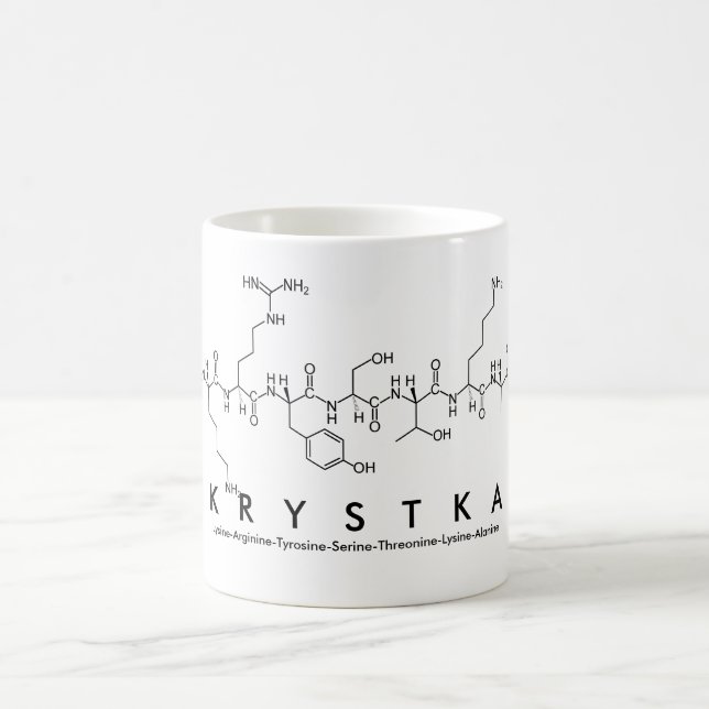 Krystka peptide name mug (Center)