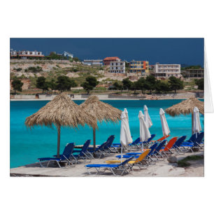 Ksamil, town beachfront