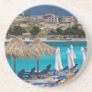 Ksamil, town beachfront coaster
