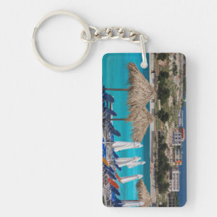 Ksamil, town beachfront key ring