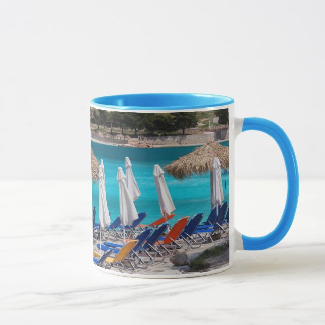 Ksamil, town beachfront mug (Right)