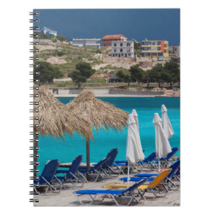 Ksamil, town beachfront notebook