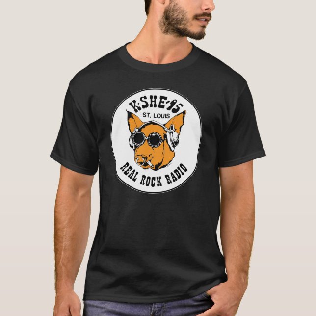 KSHE 95 Funny DogKSHE 95 Copy Gift Halloween Day T T-Shirt (Front)