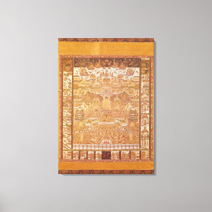 Kshitigarbha, Judge of Hell, from Dunhuang Canvas Print