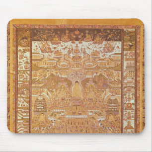 Kshitigarbha, Judge of Hell, from Dunhuang Mouse Mat