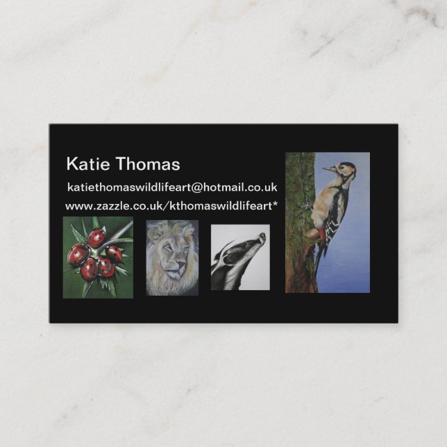 kthomaswildlifeart - Business Card (Front)