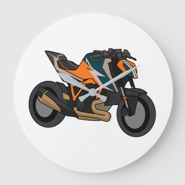 KTM 1290 SuperDuke simple style Large Clock (Front)