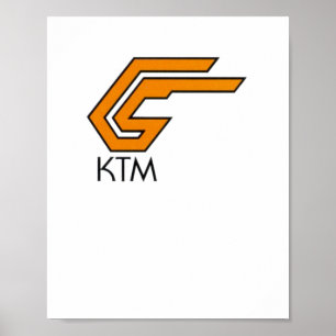 Ktm Logo Sticker1  Poster
