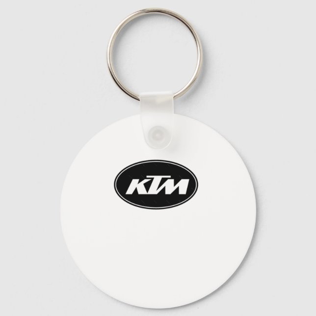 Ktm Logo Sticker  Key Ring (Front)