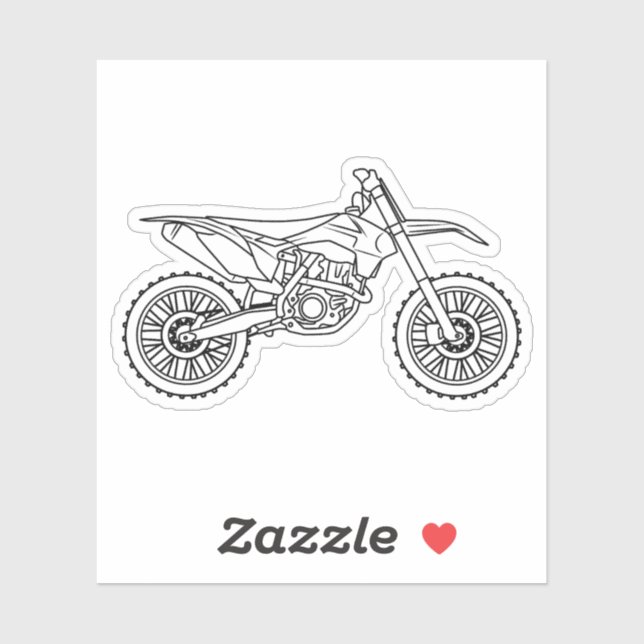 KTM Motocross line art (Sheet)