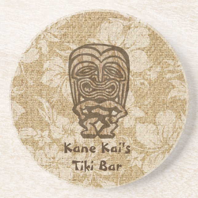 Ku-Tiki Hawaiian Tiki Bar Coasters (Front)