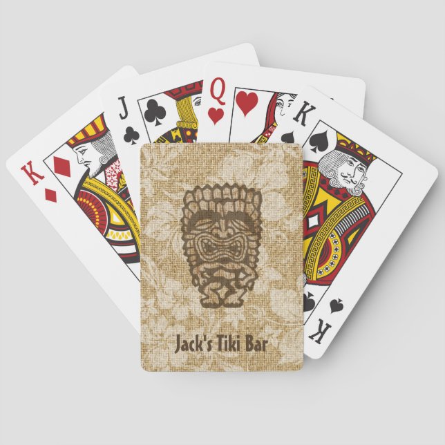 Ku-Tiki Hawaiian Tiki Bar Playing Cards (Back)