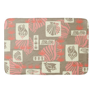 Kua Bay Hawaiian Undersea Shells Bath Mat