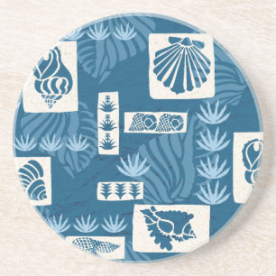 Kua Bay Hawaiian Undersea Shells Coaster