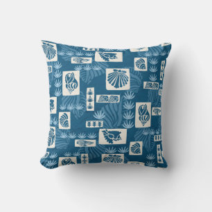 Kua Bay Hawaiian Undersea Shells Cushion