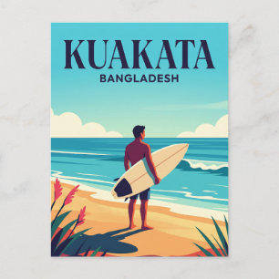 Kuakata Beach Bangladesh Postcard