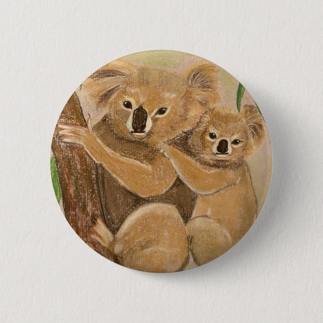 KUALA CUTIES 6 CM ROUND BADGE (Front)