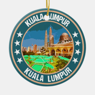 Kuala Lumpur Ceramic Tree Decoration