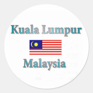 Kuala Lumpur Classic Round Sticker