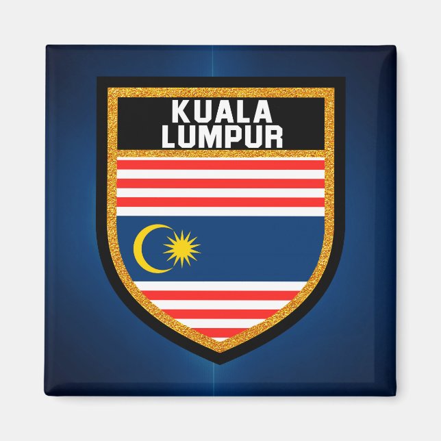 Kuala Lumpur Flag Magnet (Front)