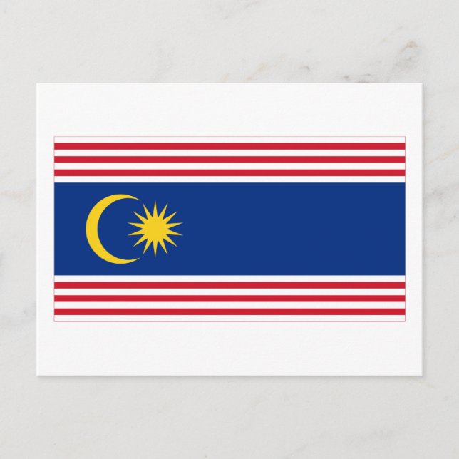 Kuala Lumpur flag Postcard (Front)
