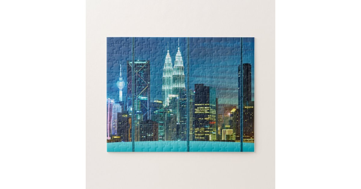 Kuala Lumpur Malaysia Jigsaw Puzzle Zazzle
