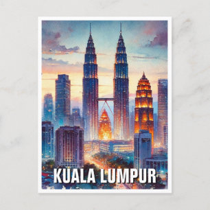 Kuala Lumpur Malaysia Postcard