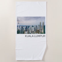 Kuala Lumpur Malaysia Skyline Vintage Souvenir